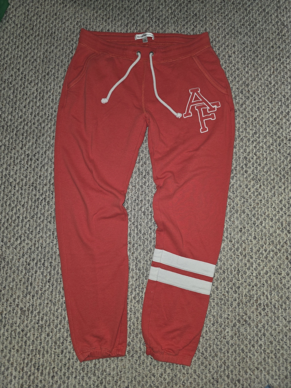 A&f Jogger Sweatpants with Striped Leg